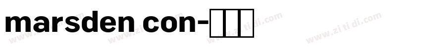 marsden con字体转换
